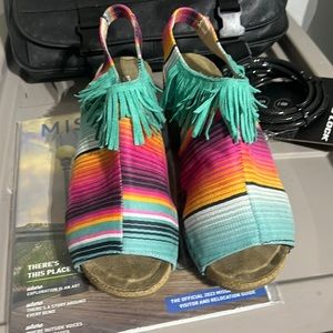 Women’s size 11 western serape sandals